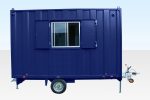 12ft x 7ft6in Steel Mobile Anti-Vandal Office